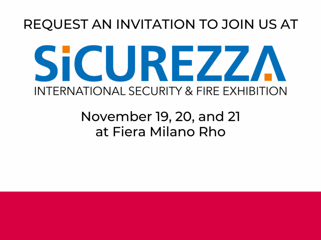 invitation for Sicurezza