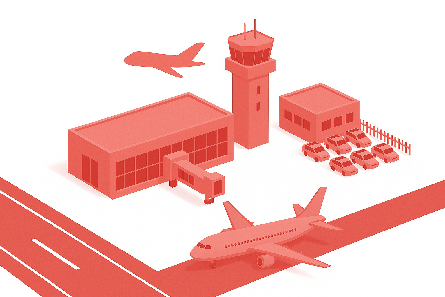 Airport illustration