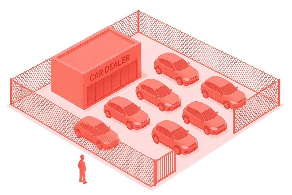 Car Dealer illustration