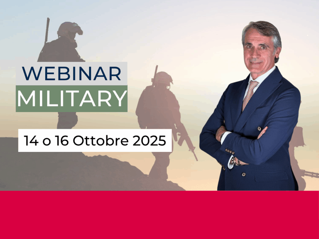 webinar militare con sandro oliana relatore